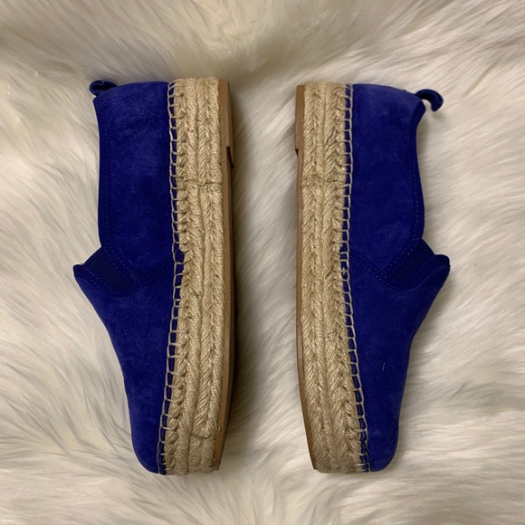 Sam Edelman Carrin Blue Suede Platform Espadrilles - Picture 6 of 12